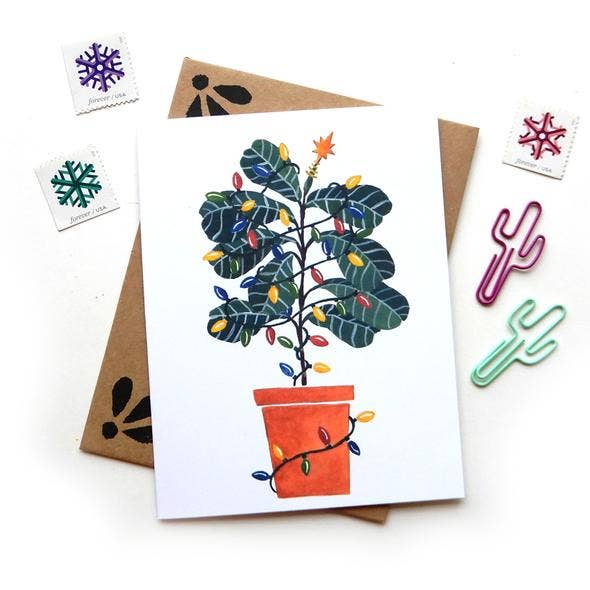 Fiddle Leaf Fig Tree Card