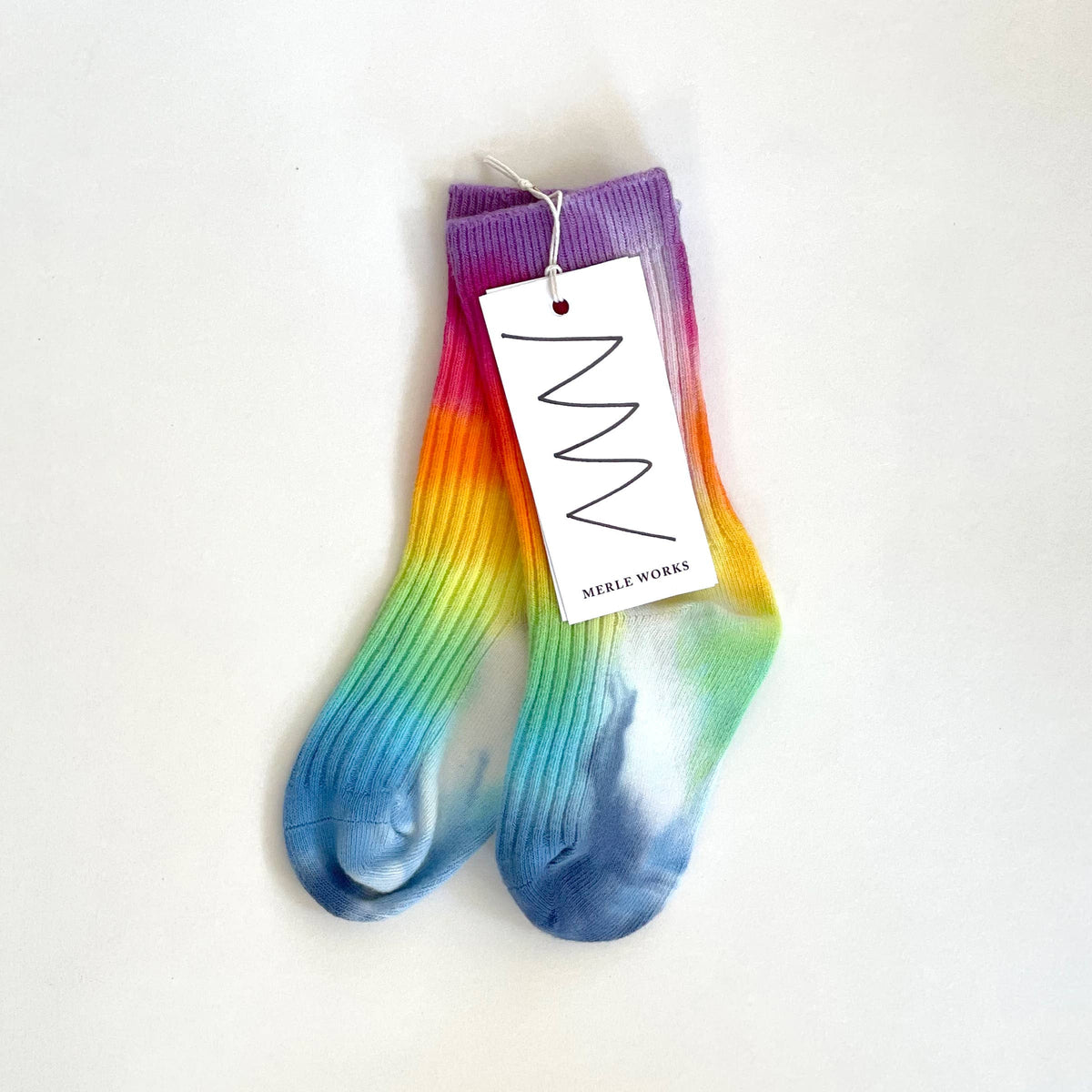 Rainbow Hand-dyed Dressy Socks (Kids)