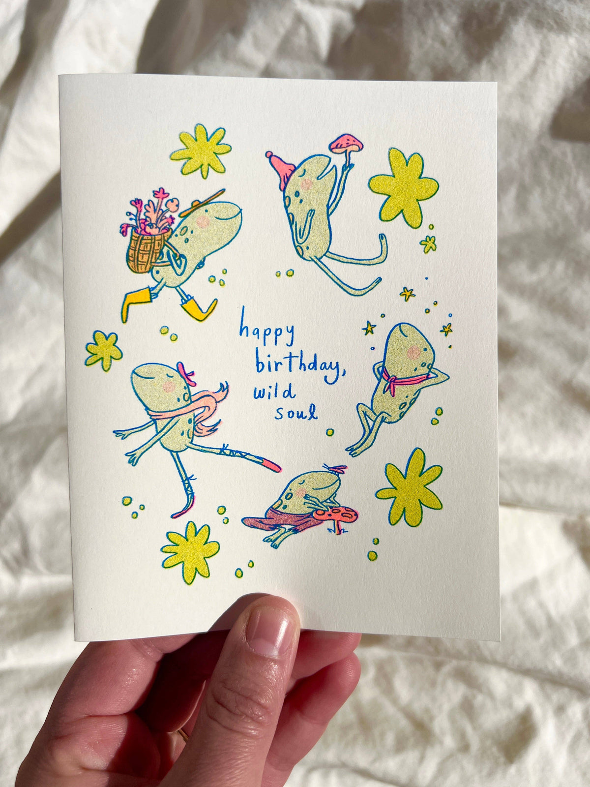 Happy Birthday Wild Soul - Riso Card