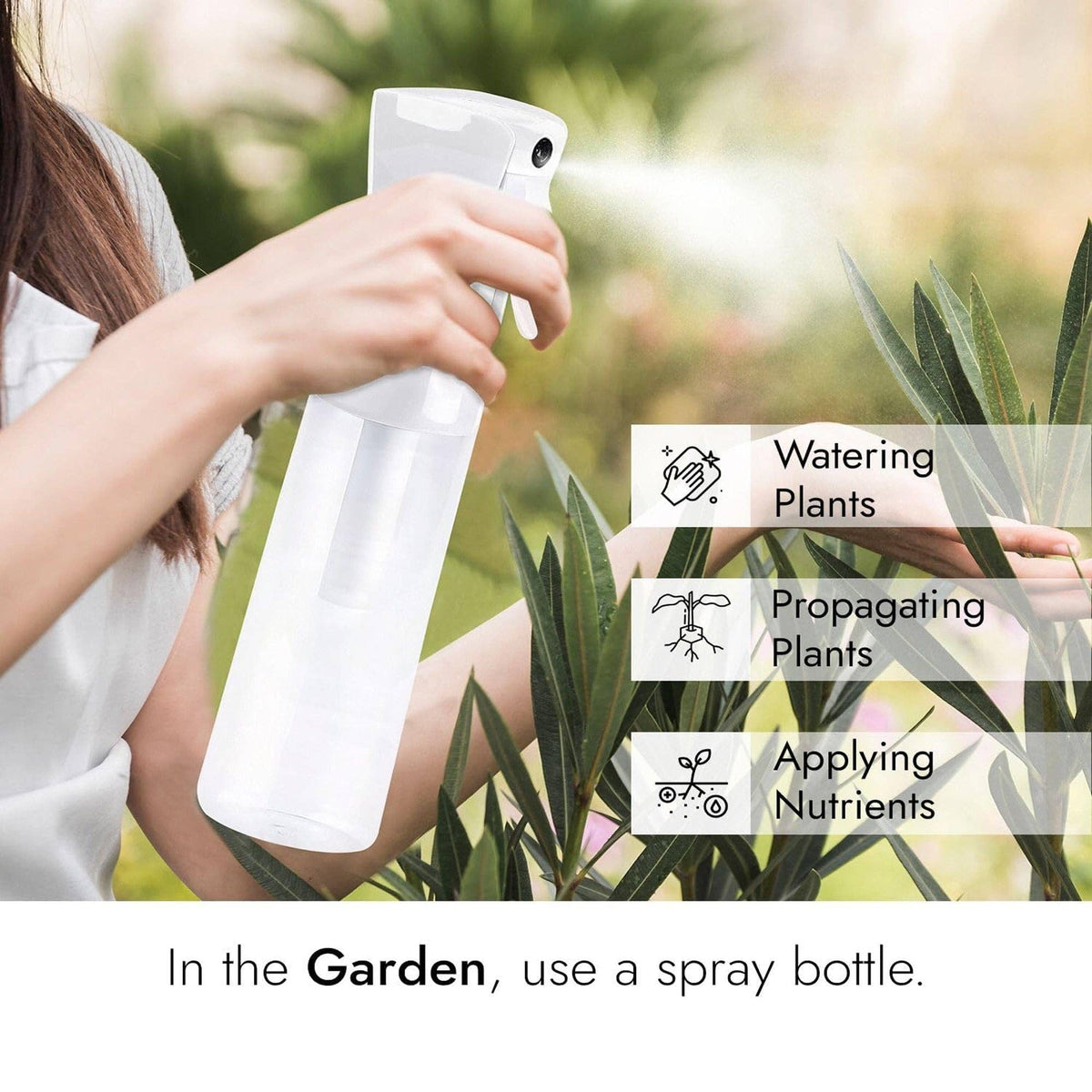 Continuous Spray Mister - White