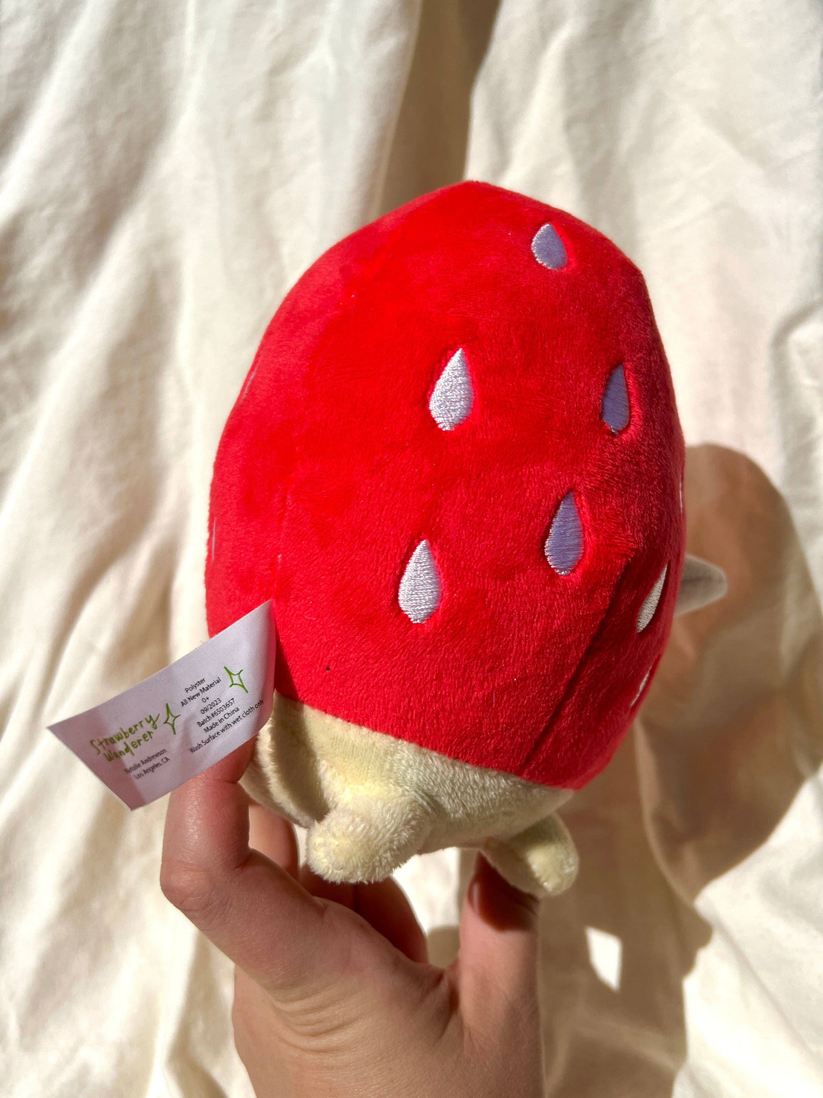 Scoot, the Strawberry Wanderer Plushie