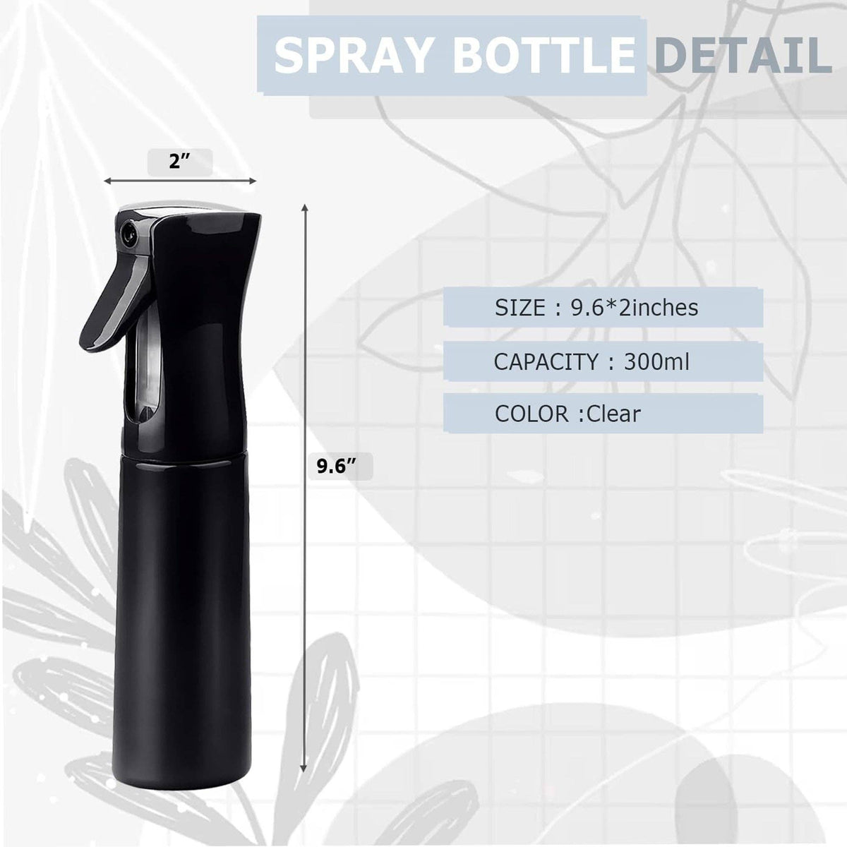 Continuous Spray Mister - Black