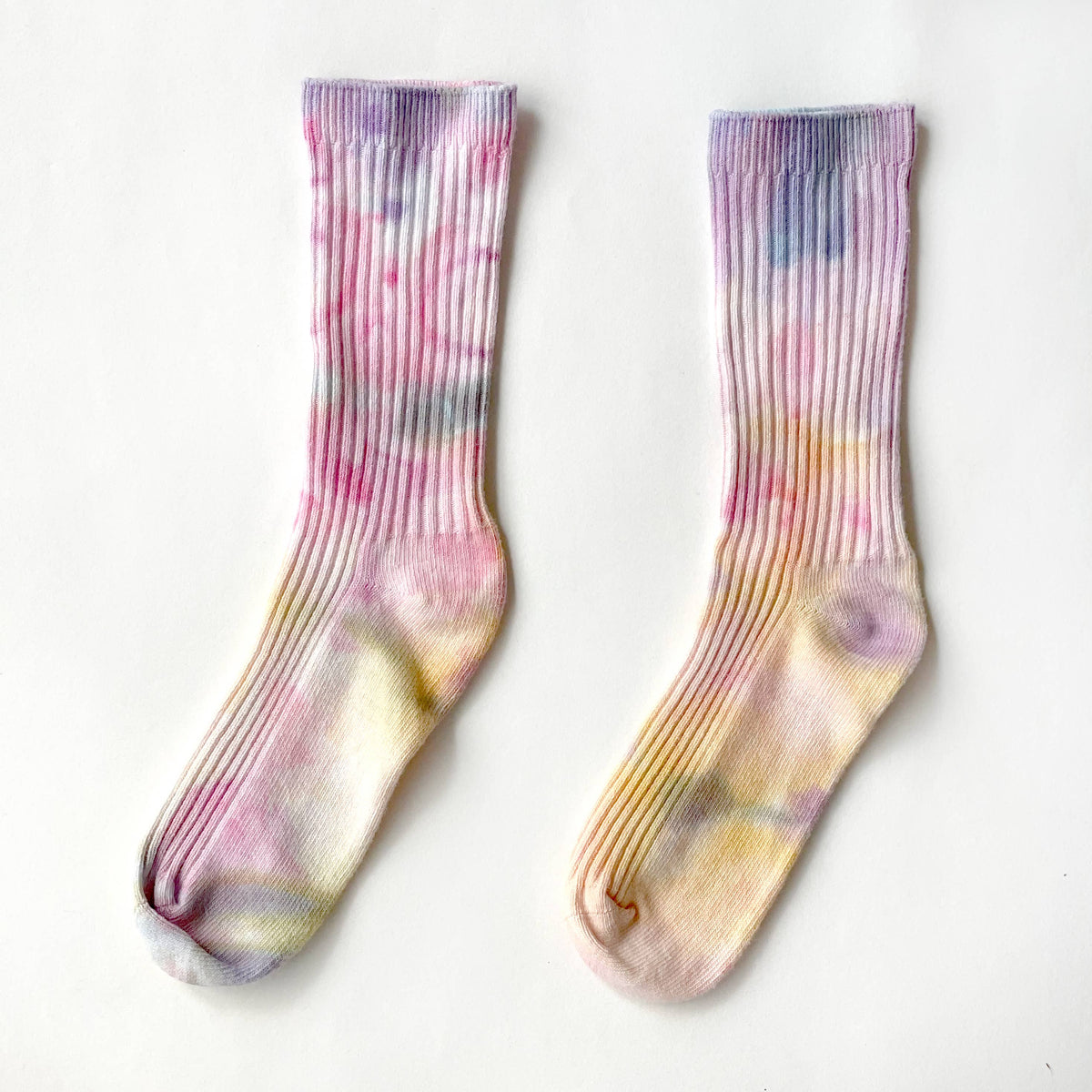 Pink Lemonade Ice-dyed Dressy Socks (Kids)