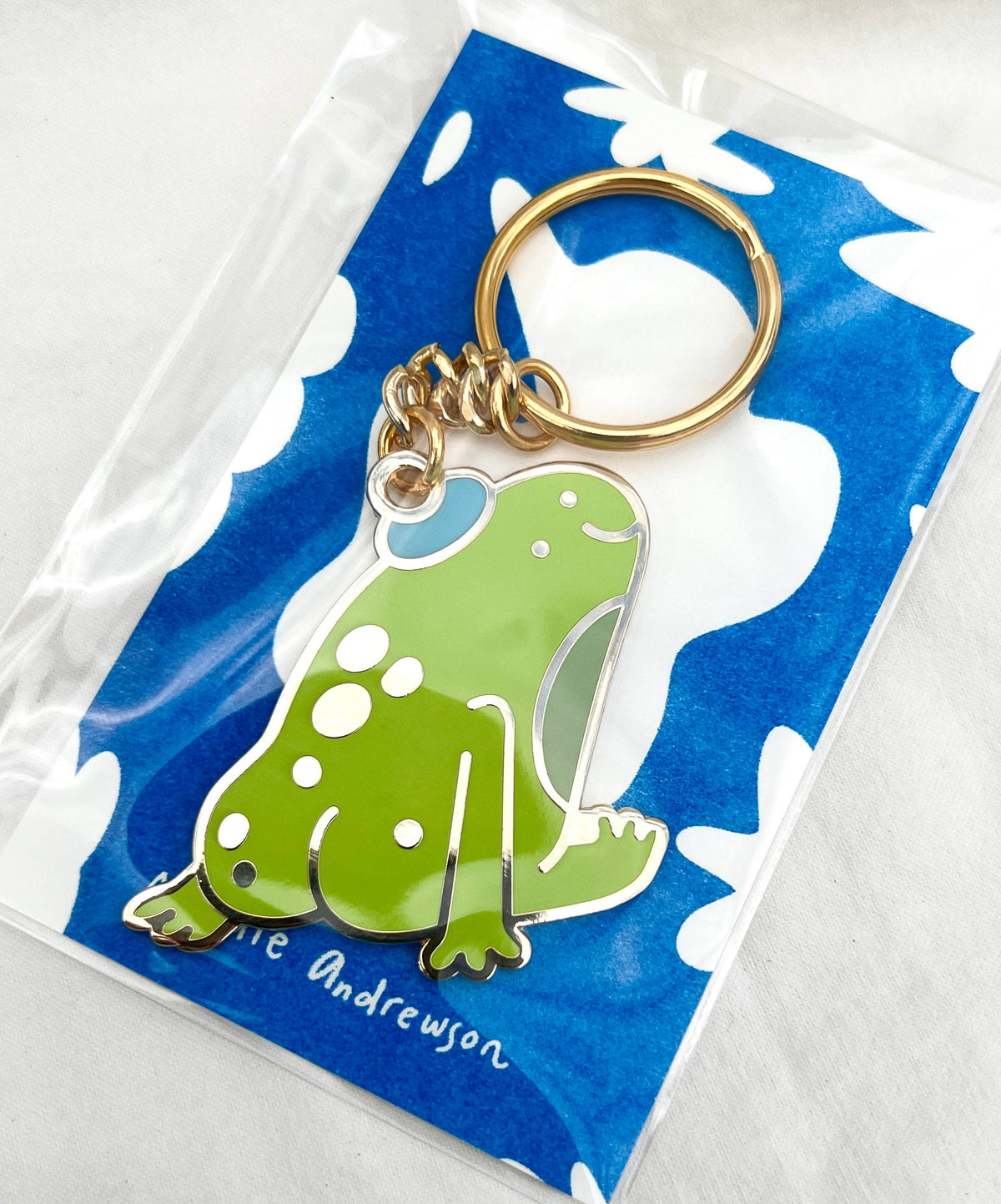 Froggy Butt Keychain