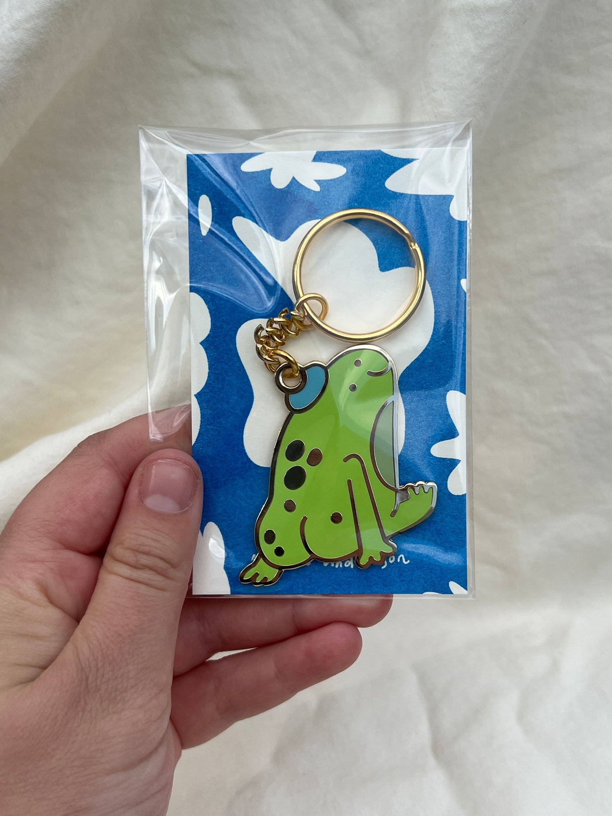 Froggy Butt Keychain