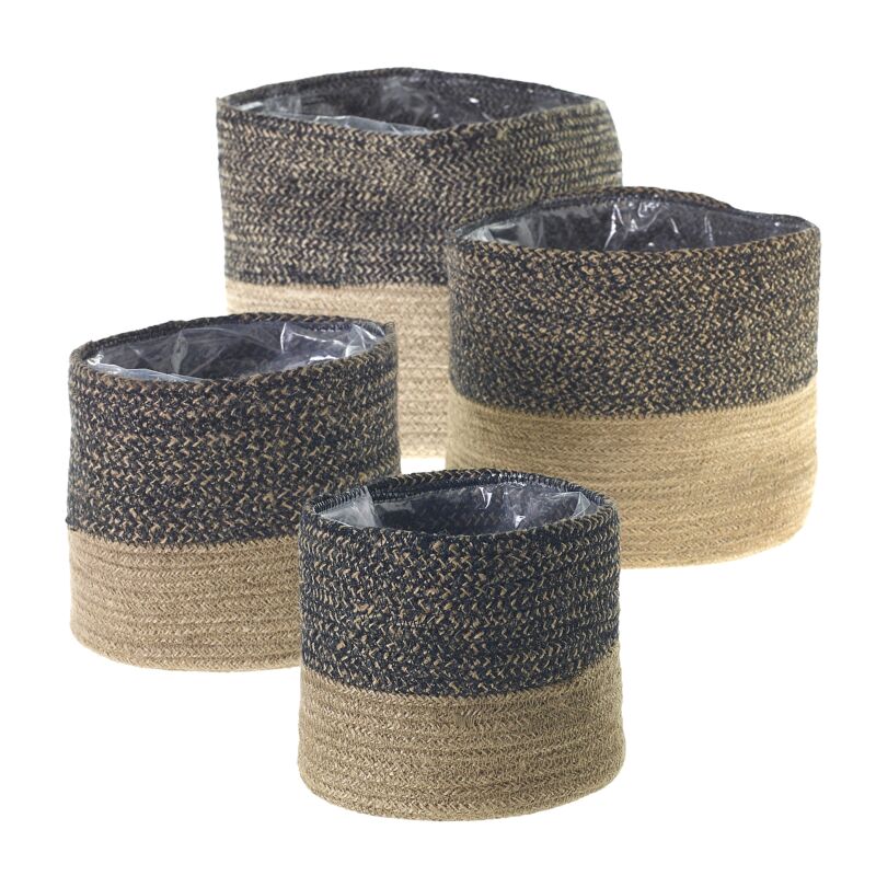 Black Jute Basket