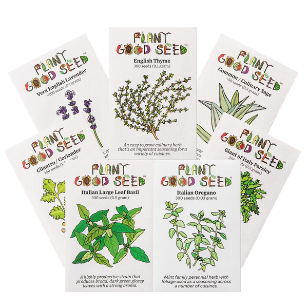 Culinary Herbs Seed Collection - Plant Good Seed